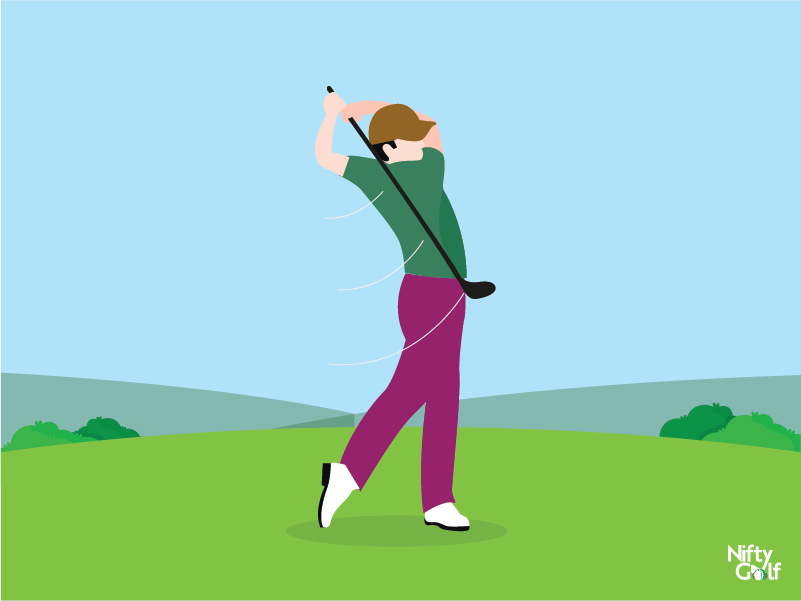 golf swing with power
