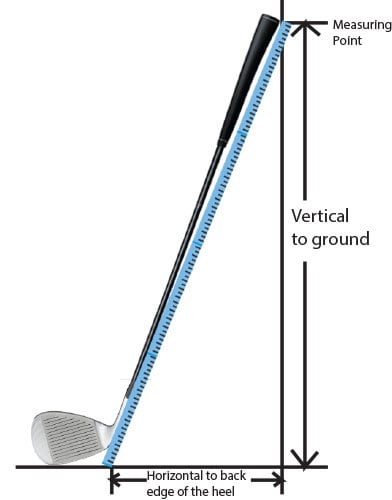 Golf Club Shaft Length Measurement Chart