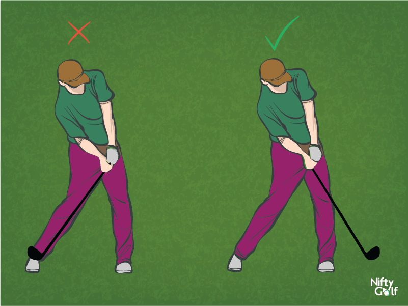 golf shoulder position