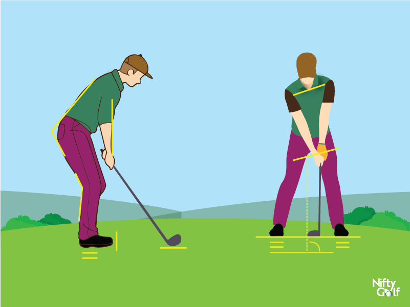 golf standing position