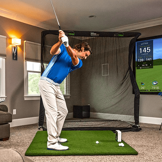 SkyTrak Home Golf Simulator package