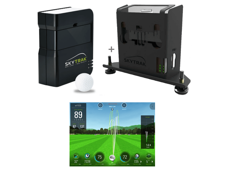 skytrak launch monitor and software