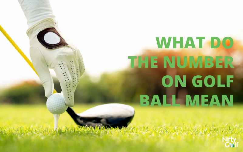 What do the numbers on golf ball mean?