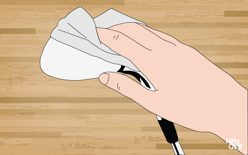 Polishing Golf Club - Step 6: Polish your golf club