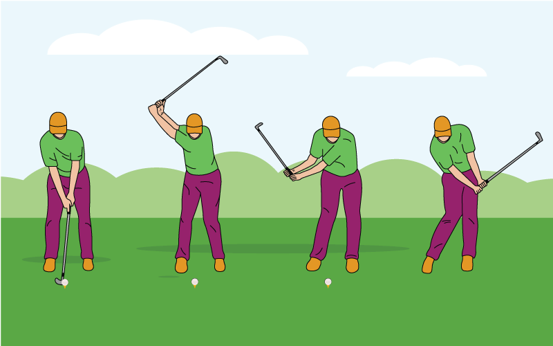 develop footwork in golf
