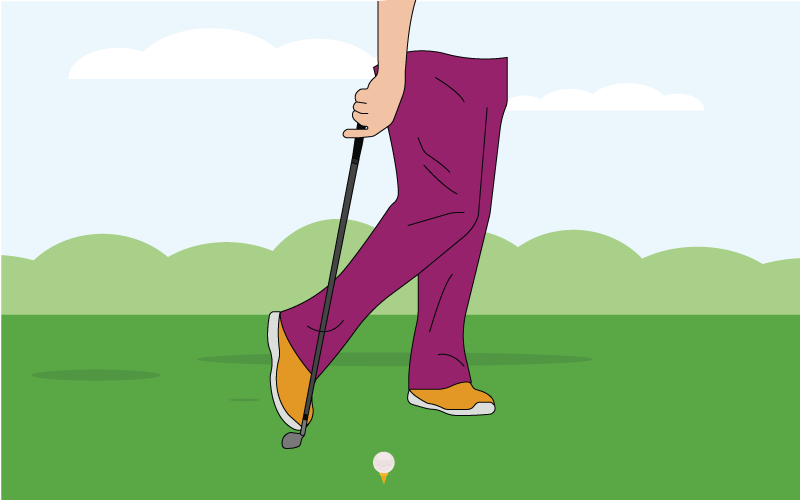 golf footwork