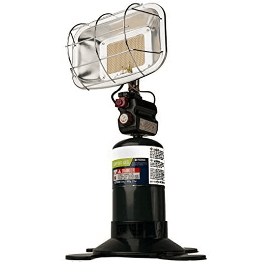 Portable golf cart propane heater With cup holder