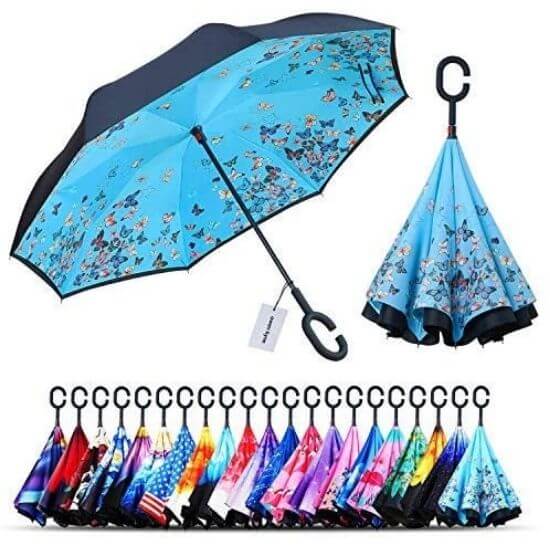 Owen Kyne Windproof Double Layer Folding Inverted Umbrella review