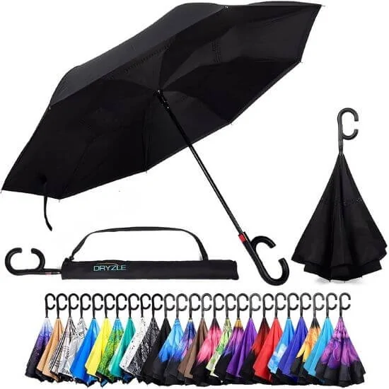 Reverse Inverted Inside Out Umbrella review