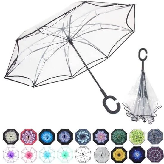WASING Double Layer Inverted Umbrella review