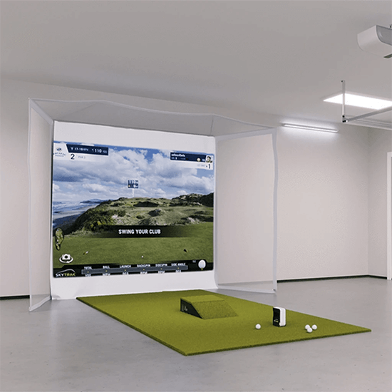 SkyTrak Golf Simulator Flex Space