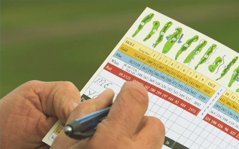 how to keep score in golf