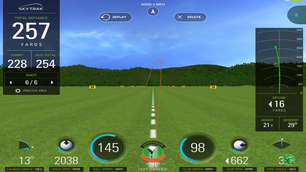 how does a golf simulator work
