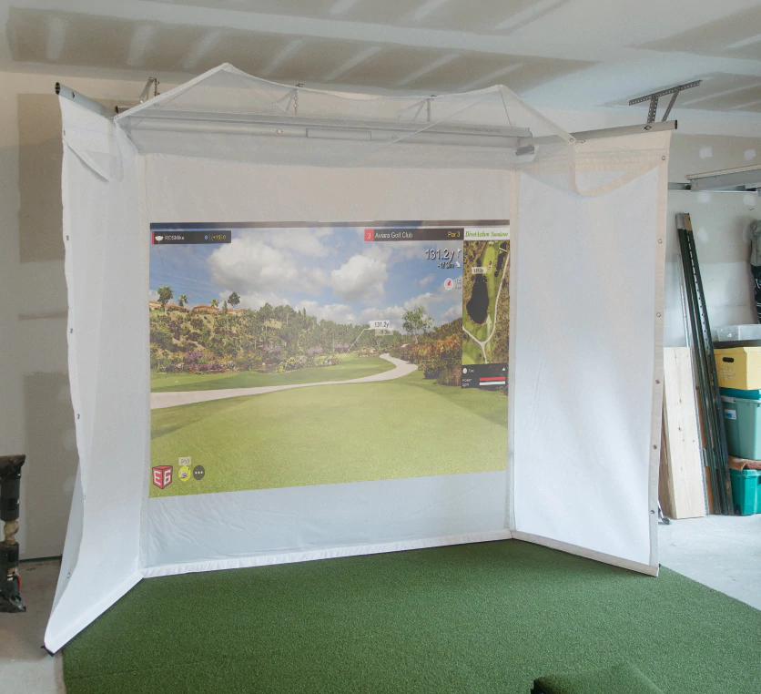 
Uneekor QED Retractable Golf Simulator