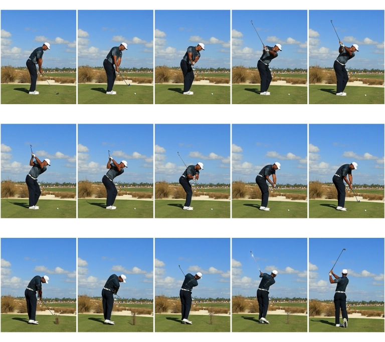 tiger woods swing sequence frame by frame