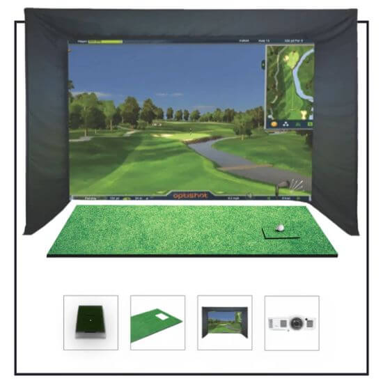 OptiShot Golf in a Box 4 Golf Simulator Package Review