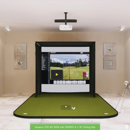 Uneekor EYE XO SIG8 Golf Simulator Package