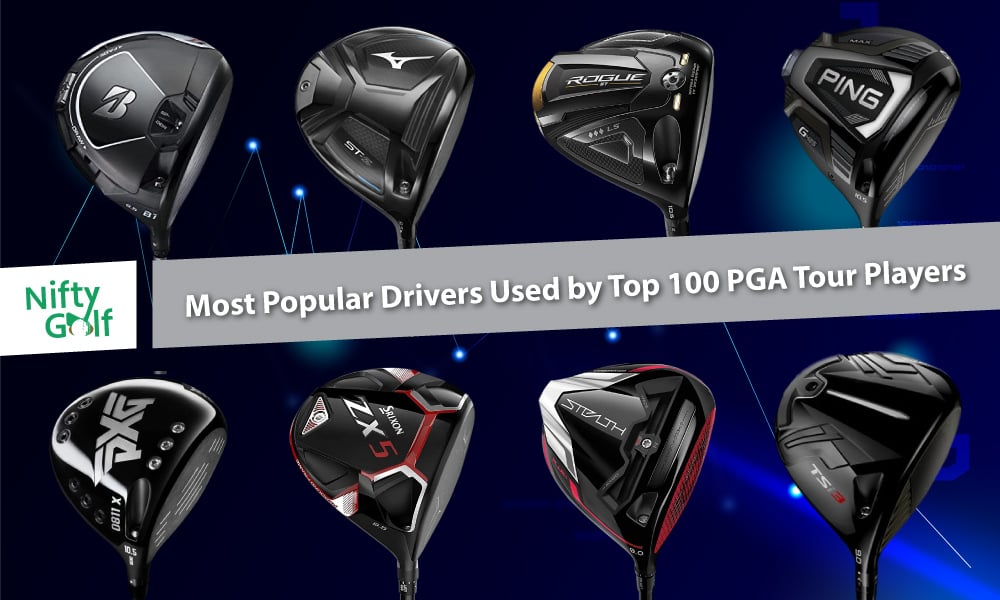 Most Popular Drivers Used by Top 100 PGA Tour Players (2023)