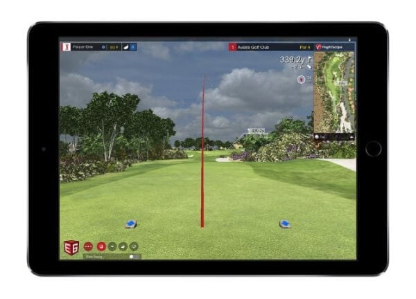 E6 Connect Golf Simulator Software Interface