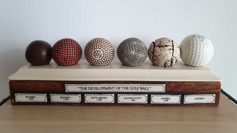 The Evolution of Golf Balls-From Smooth to Dimpled